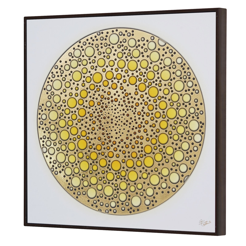 Golden Embossed Wall Painting - Image 2